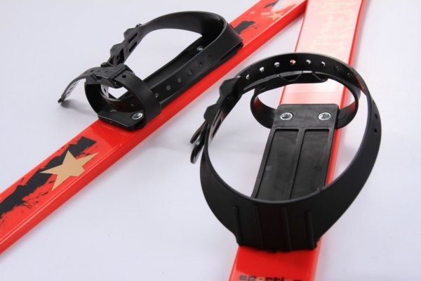 Kinderski Babyski Lernski 90cm Farbe Rot