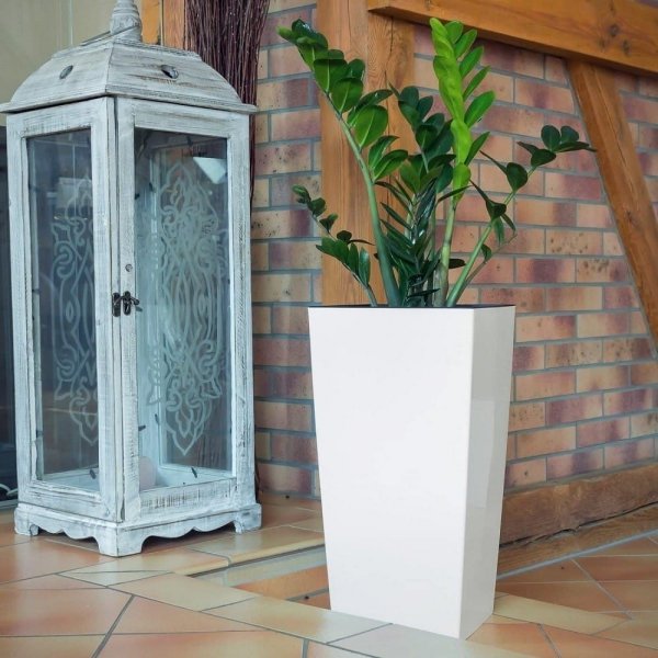 Blumentopf Blumenkübel Pflanztopf Pflanzkübel Einsatz -  Urbi Square 400 Weiß
