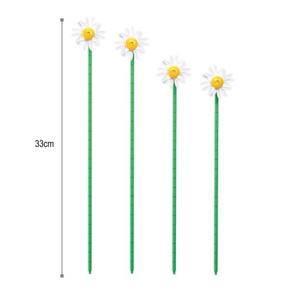 Klemmbausteine Spielbausteine Blumen Serie Bausatz Sonnenblumen G192954 