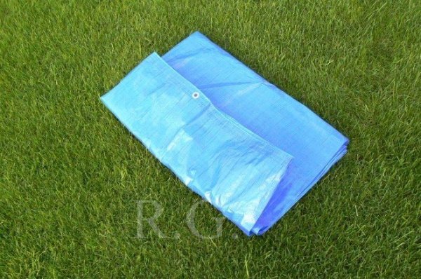 Abdeckplane Plane mit Metallösen 12 x 15m 60g/m2
