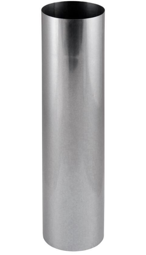 Rauchrohr Rauchrohr Kaminrohr 0,6mm Silber feueraluminiert - 50cm 110mm