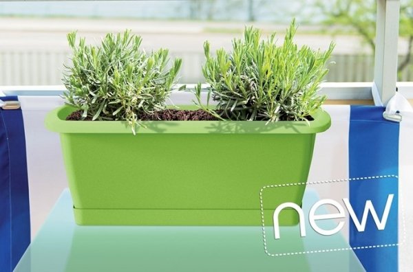 Balkonkasten Geländerkasten Blumentopf Respana Set 900 braun