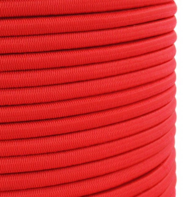 Expanderseil Gummiseil Gummileine Spanngummi Planenseil elastisch 6mm Rot - 20m