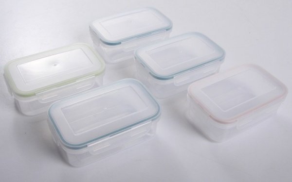 Vorratsdosen Frischhaltedosen Aufbewahrungsbox Boxen Behälter - 5x Kapazität: 1,5L