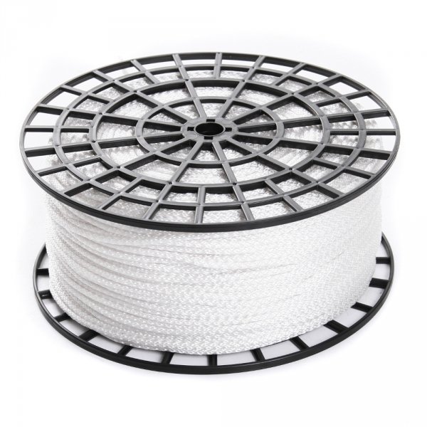 Schnur Band Flechtschnur Flechtkordel Kordel Polyester Basteln Seil - 5m 6mm Weiß