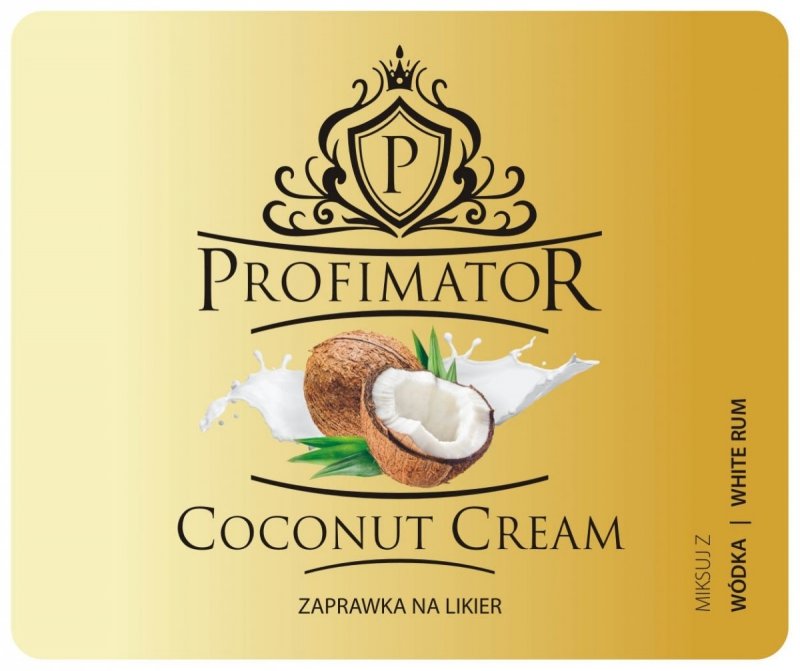 Bezalkoholowy koncentrat do przygotowywania napojów alkoholowych COCONUT CREAM 300ml
