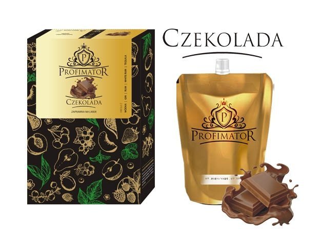 Bezalkoholowy koncentrat do przygotowywania napojów alkoholowych CZEKOLADA box 9x300ml 