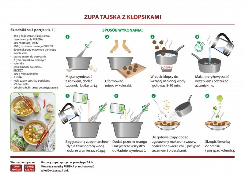 Zupa krem marchew-dynia zagęszczona 350g x 4szt