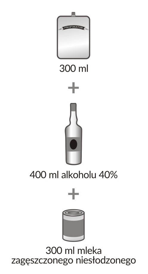 Bezalkoholowy koncentrat do przygotowywania napojów alkoholowych SŁONY KARMEL 300ml