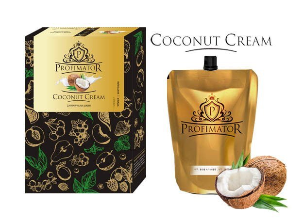 Bezalkoholowy koncentrat do przygotowywania napojów alkoholowych COCONUT CREAM 300ml