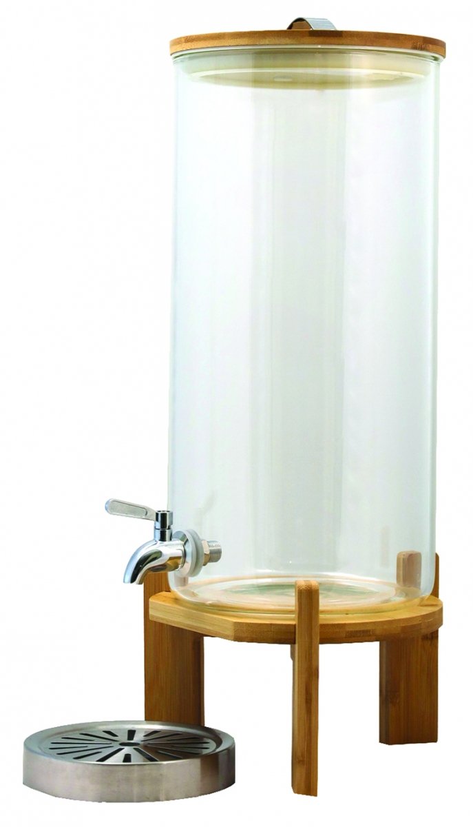 Słój szklany PURENA 11 litrów z podstawą 