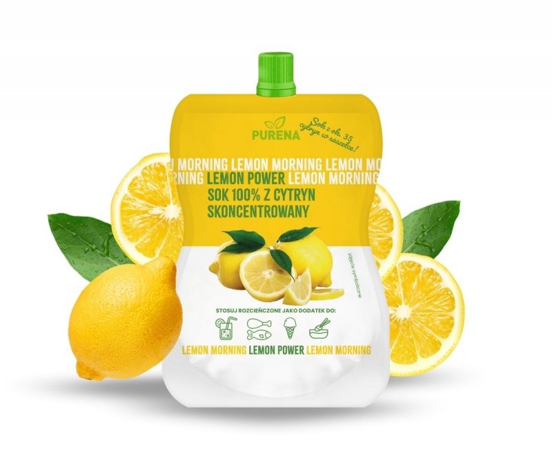 Sok cytrynowy 100% zagęszczony LEMON POWER 180ml