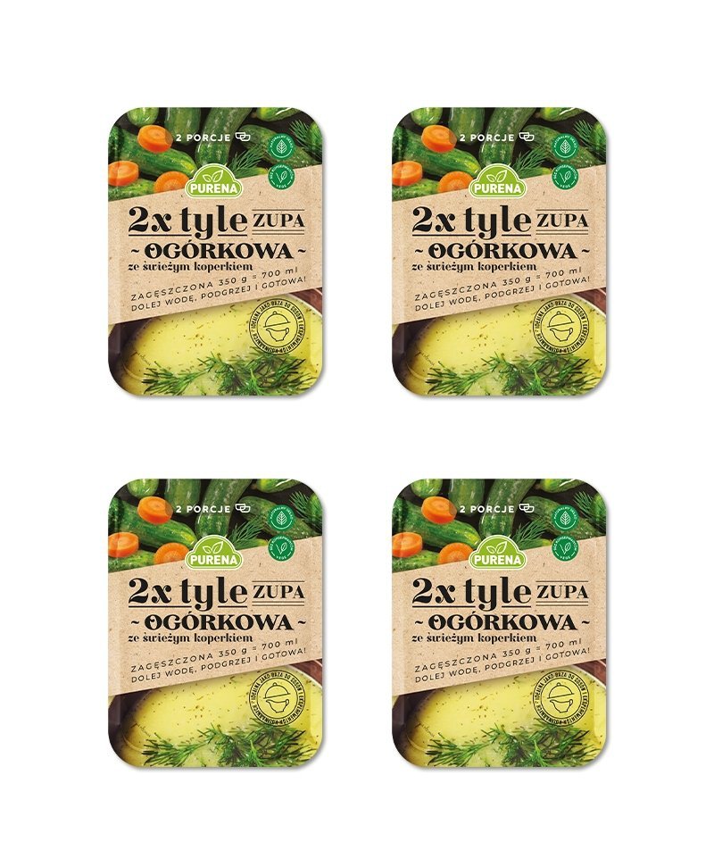 Zupa ogórkowa zagęszczona 350g x 4szt
