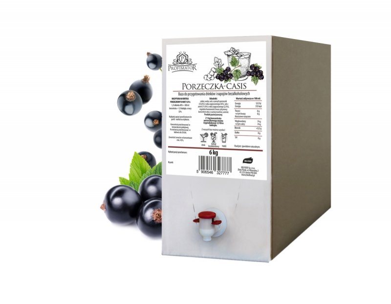 Baza do drinków i bezalkoholowych koktajli PORZECZKA box 6kg