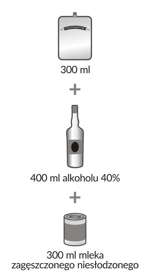 Bezalkoholowy koncentrat do przygotowywania napojów alkoholowych IRISH COFFEE CREAM 300ml