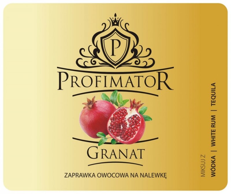Bezalkoholowy koncentrat do przygotowywania napojów alkoholowych GRANAT 300 ml