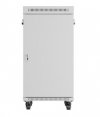 Lanberg Szafa stojąca rack 19'' 22U 600x800 szara drzwi szklane LCD flack pack