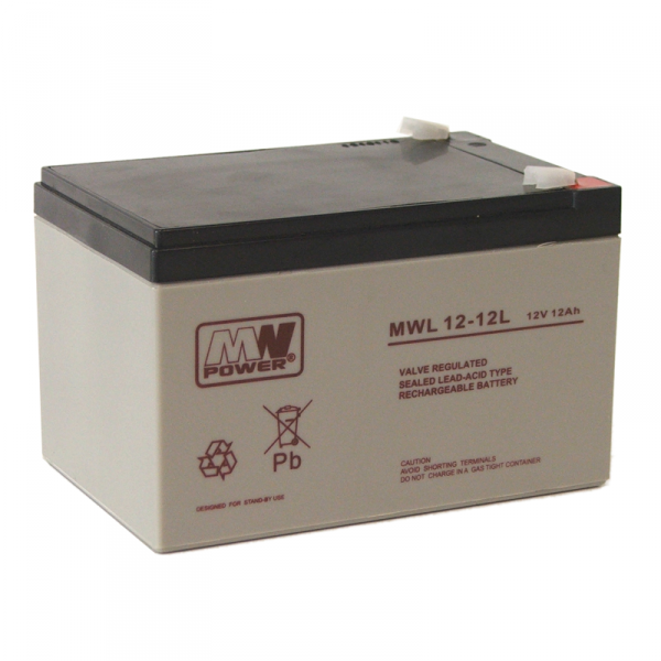 Akumulator MWL 12 Ah 12V
