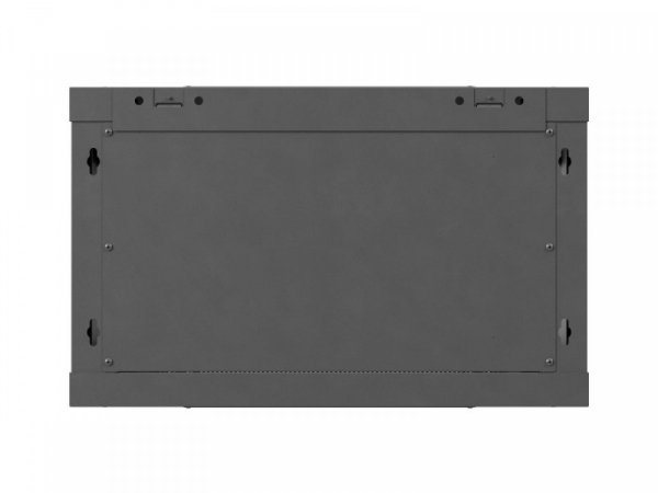 Lanberg Szafa instalacyjna rack wisząca 19 cali 6U 600x600 czarna drzwi perforowane (flat pack)
