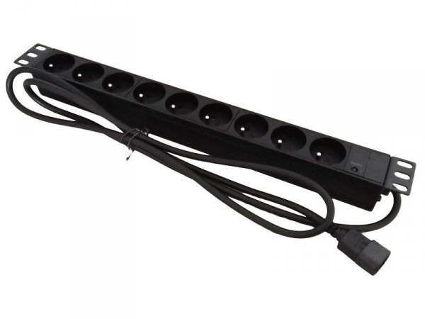 ALANTEC Listwa zasilająca 19&quot; 9xCEE 7/5 wtyk C14