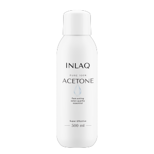 INLAQ Aceton Kosmetyczny Pure Zmywacz do Paznokci Hybryd Remover 500ml