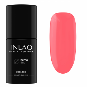 INLAQ Lakier Hybrydowy Neonowy Jellybean Pink 6ml