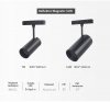 Reflektor Magnetyczny LED 7W czarny 3000K 