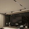 Lampa magnetyczna LED 40W 4000K szynowa liniowa czarna 48V