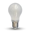 Żarówka LED V-TAC 6W A60 E27 Filament Mrożona VT-1935C 2700K 660lm