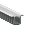 Profil Aluminiowy V-TAC 2mb Anodowany, Klosz Mleczny, Wpuszczany VT-8137