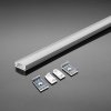 Profil Aluminiowy V-TAC 2mb Biały, Klosz Mleczny, Na dwie taśmy VT-8108-W 5 Lat Gwarancji