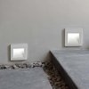 Oprawa Schodowa LED V-TAC 3W LED Kwadrat Biała 230V VT-1143 4000K 200lm