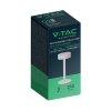 Lampka Biurkowa Nocna V-TAC 3W LED 23cm Ładowanie USB CCT Ściemnianie Biała VT-7567 3000K-6000K 210lm