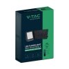 Projektor LED Solarny V-TAC 15W Pilot, AUTO, Timer, IP65 Czarny VT-102W 4000K 1800lm