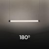 Oprawa Zwieszana V-TAC 10W LED Czarna 100cm VT-7992 3000K 1300lm