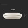 Plafon V-TAC 24W LED Okrągły 240x38mm IP54 VT-80024 6500K 2500lm