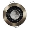 Oczko V-TAC Aluminiowe GU10 Okrągłe Satyna/Czarna VT-781