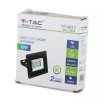Projektor LED V-TAC 10W Czarny E-Series IP65 VT-4011 Kolor Zielony 850lm