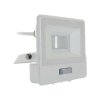 Projektor LED V-TAC 10W SAMSUNG CHIP Czujnik Ruchu Biały Przewód 1M VT-118S 6400K 735lm 5 Lat Gwarancji