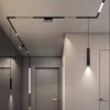 Lampa magnetyczna LED 6W 6000K szynowa liniowa czarna