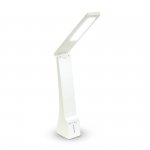 Lampka Biurkowa V-TAC 4W LED Ściemnianie Ładowanie Biały+Złoty VT-1014 2700K-6400K 550lm 2 Lata Gwarancji