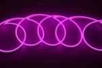 NEON LED 12V 8X16 PCV 1M FIOLETOWY IP67