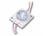 MODUŁ 1XLED SOCZEWKA 2,4W BIAŁY ZIMNY IP67 12V