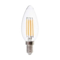 Żarówka LED Filament V-TAC 4W Świeczka C37 E14 3xKlik Ściemnialna VT-2804 3000K 400lm 