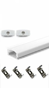 Profil LP-A  prosty 2m kpl. klosz zaślepki uchwyty 