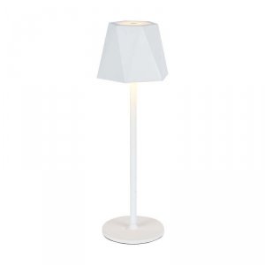 Lampka stołowa nocna V-TAC 4W LED 37cm ładowanie USB ściemnianie biała VT-1034 3000K-6000k 150lm