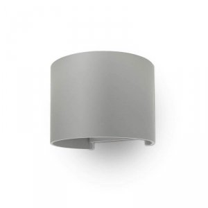 Oprawa Ścienna 6W V-TAC Góra Dół Regulowana Szary Okrągły IP65 Bridgelux VT-756 4000K 700lm