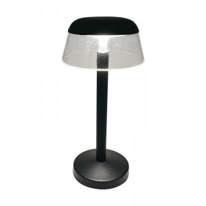Lampka Biurkowa Nocna V-TAC 3W LED 28cm Ładowanie USB Ściemnianie Czarna VT-75002 3000K-6000K 110lm
