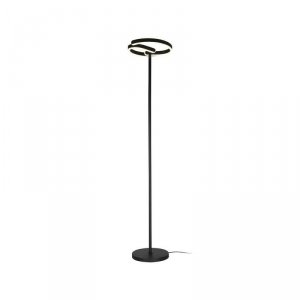 Lampa podłogowa V-TAC 25W kierownica fi30cm x 140cm czarna VT-84048 4000K 3250lm