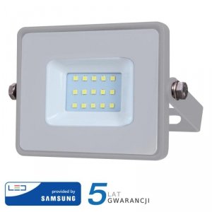 Projektor LED V-TAC 10W SAMSUNG CHIP Szary VT-10 4000K 800lm 5 Lat Gwarancji